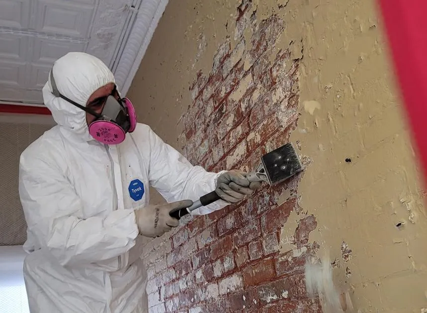 tyvek Coverall Suit for Lead Dust